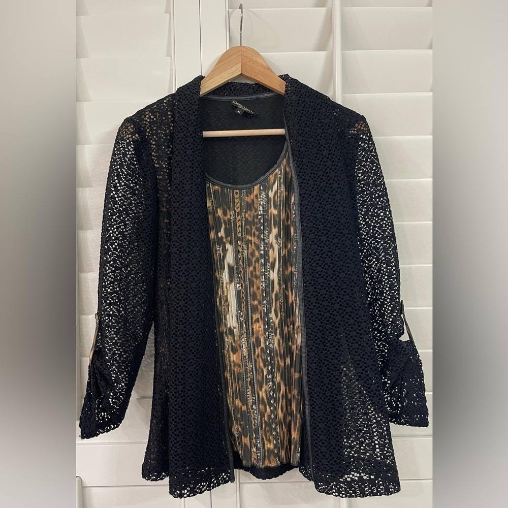 Alberto Makali Tank/Cardigan Combo